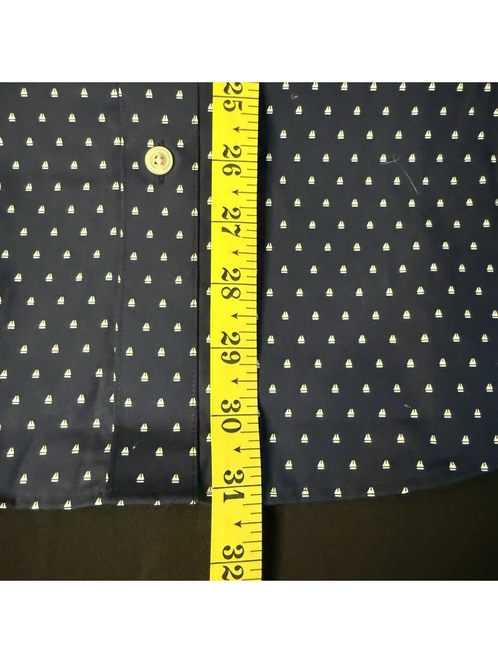 NWT Banana Republic Men’s M Slim Fit Non-Iron Blue Dot Dress Shirt